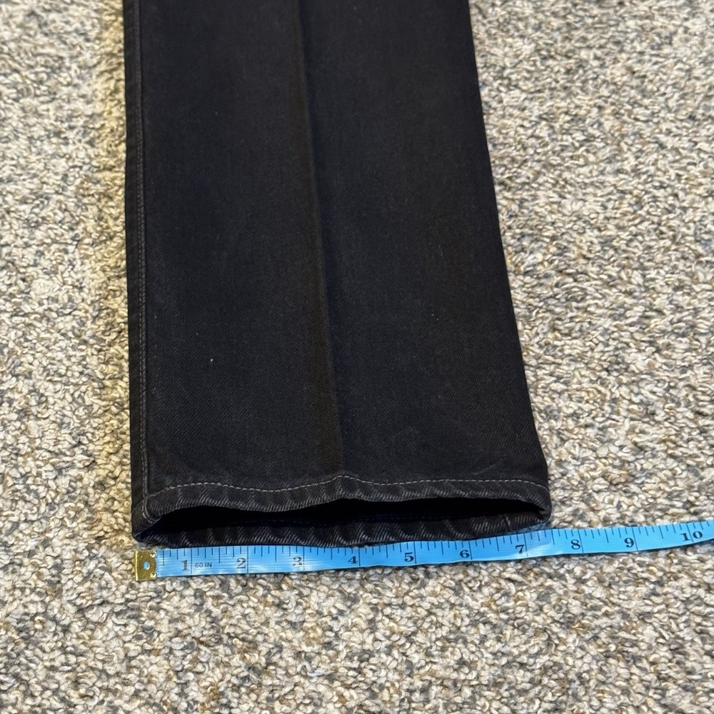Levis 501 Jeans Mens 30x30 (Fit 28x29 Black Button Fly Straight Leg 5 Pocket VTG - Picture 11 of 12